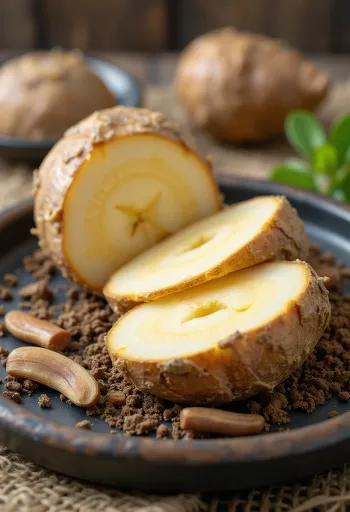 Свежий корень лопуха (гобо), нарезанный и целый