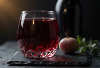 Бокал вина, виноград, сусло и бочка