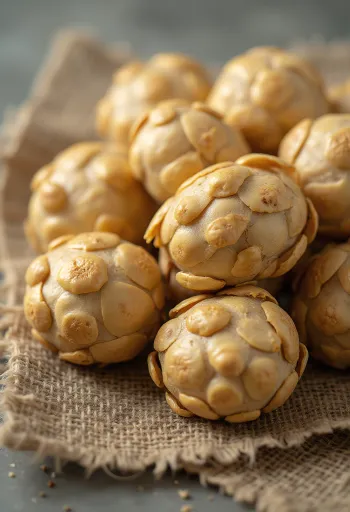 Свежие клубни топинамбура на деревянной доске, частично нарезанные