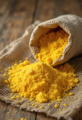 Кукурузная крупа для поленты в миске