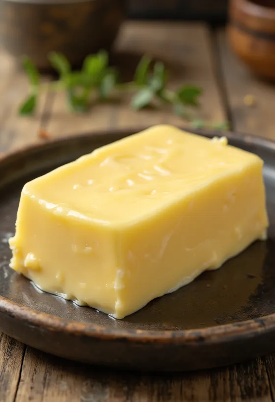 Кубик свежего сладкосливочного масла