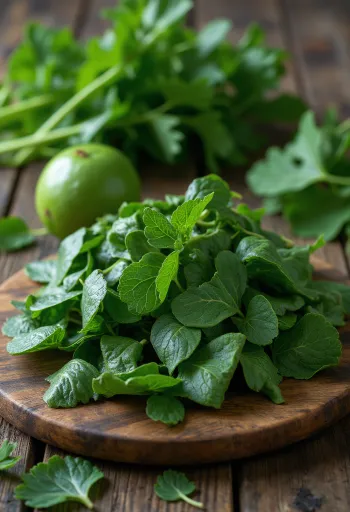 Приготовленное пюре из листьев маниока в миске