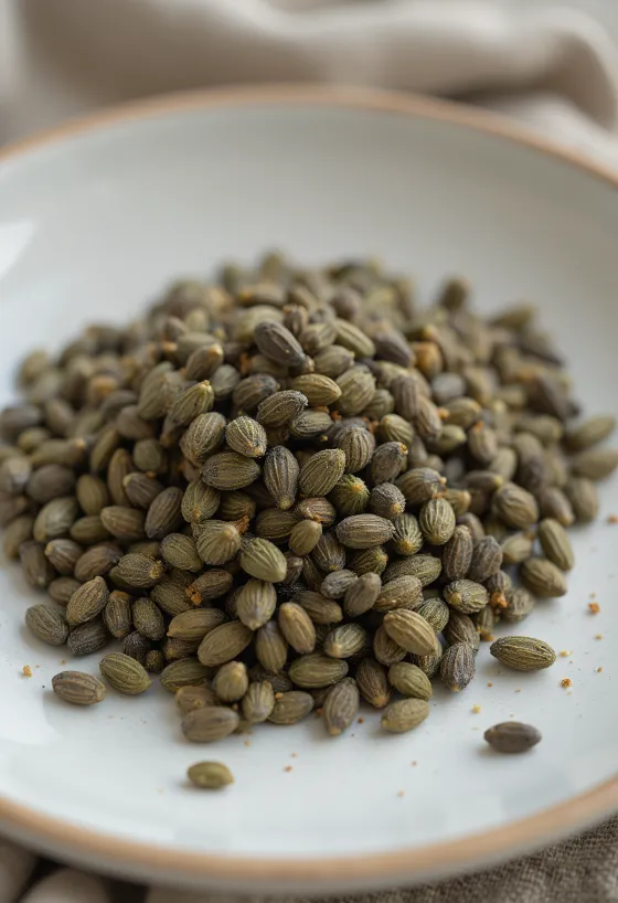 Цельные неочищенные семена конопли россыпью