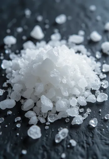 Морская соль в баночке, кристаллическая структура, морские элементы