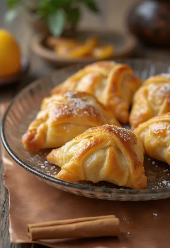 Свежеиспеченная самоса с айвой