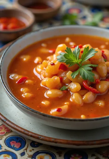 Кисло-сладкий чесночный соус при подаче