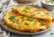 Сырная чилла, поданная со свежими овощами