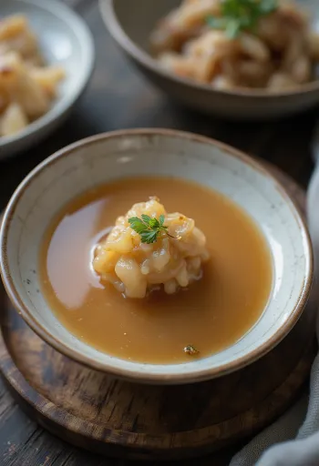 Соус мисо, поданный с овощами на гриле