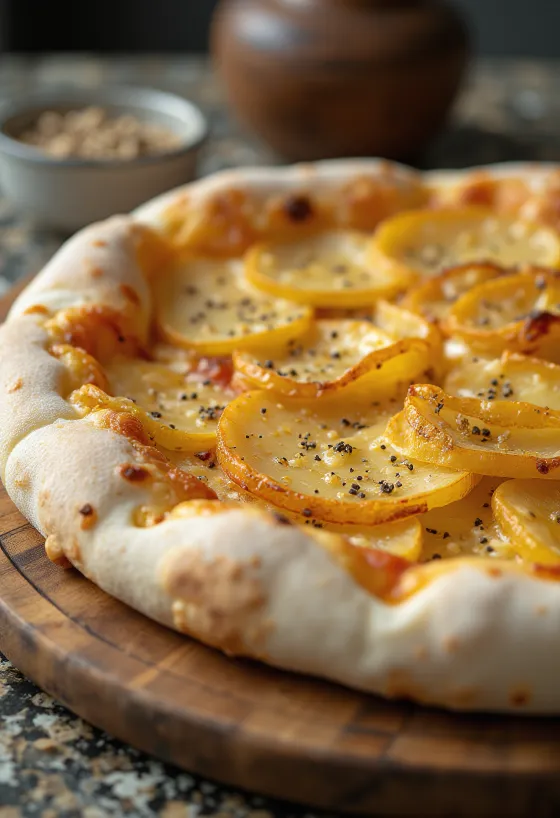 Pizza al Patate с картофелем и сыром