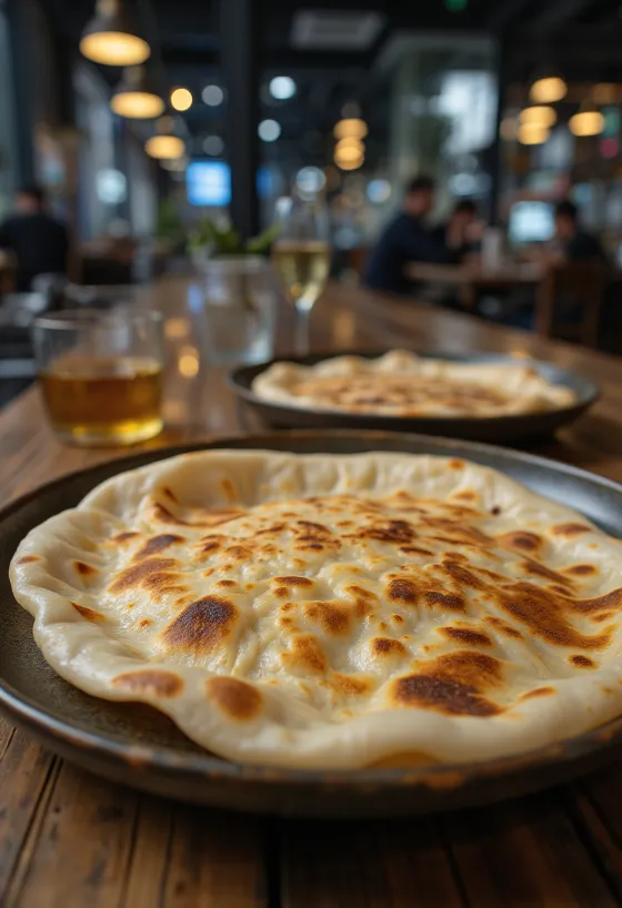 Свежеиспеченный домашний хлеб лаваш