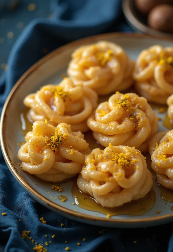 Зулбия — традиционная персидская сладость в сиропе