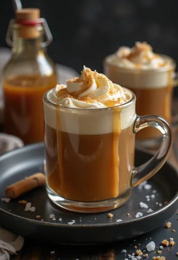 Сидр «Соленая карамель» в бокале