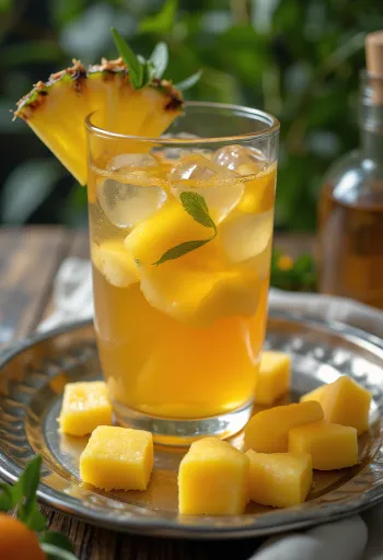 Тропический фруктовый чай со льдом