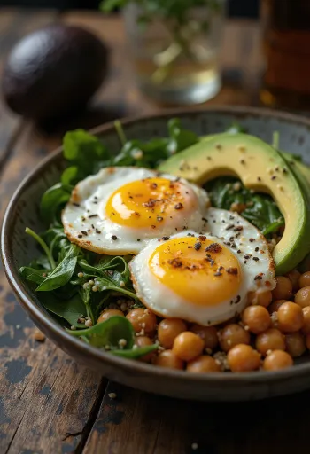 Будда-боул с баклажанами на гриле