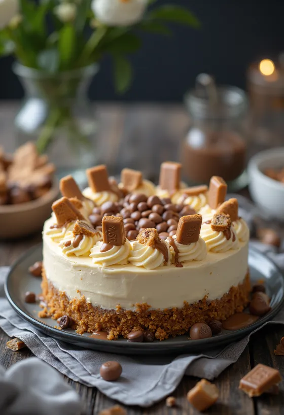 Торт Kinder Bueno с украшением