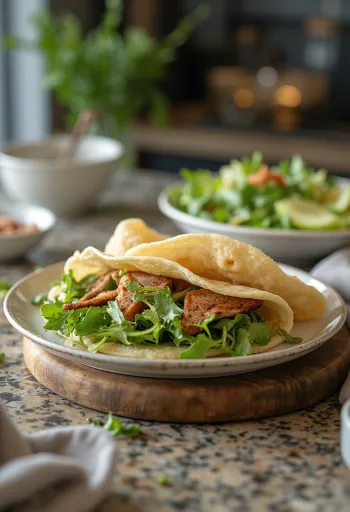 Безглютеновая лепешка домашнего приготовления