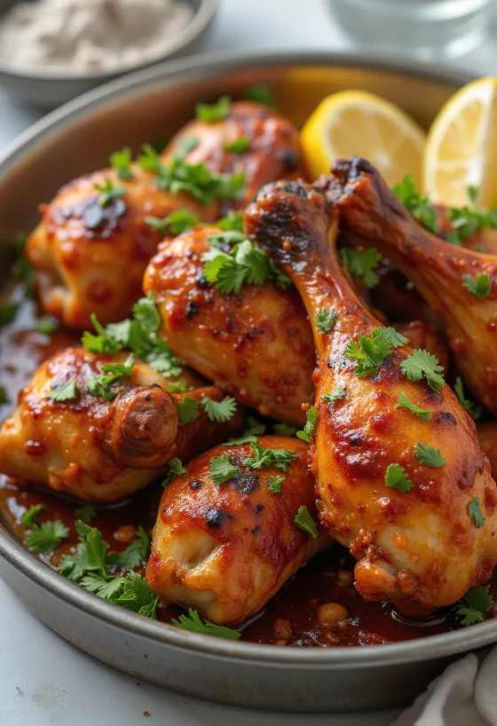 Курица тандури с лепешкой наан и салатом