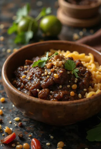 Моле поблано с шоколадом и чили