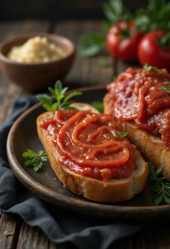 Колбаса Собрассада, нарезанная кусочками