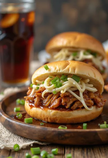 Pulled Pork Bao с рваной свининой и коул слоу