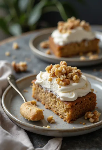 Торт с грецкими орехами «Магнат» при подаче