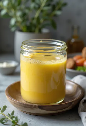 Медово-дижонский соус в соуснике