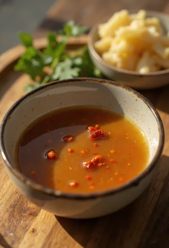 Медово-имбирный соус