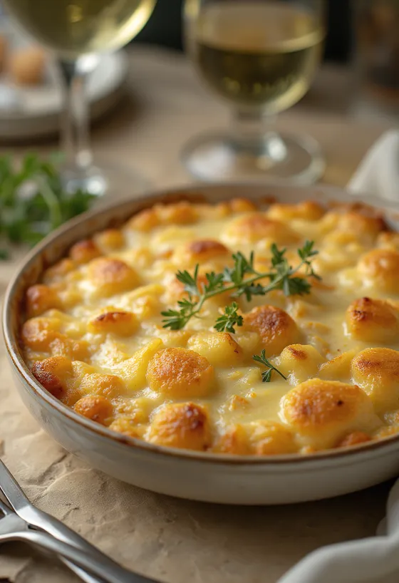 Бакаляу ком наташ, португальская запеканка с треской