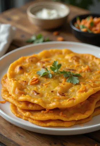 Морковная тепла, свежеподанная, с кориандром