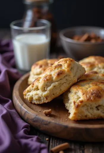 Сконы с корицей при подаче