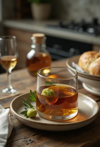 Ореховая палинка в бутылке