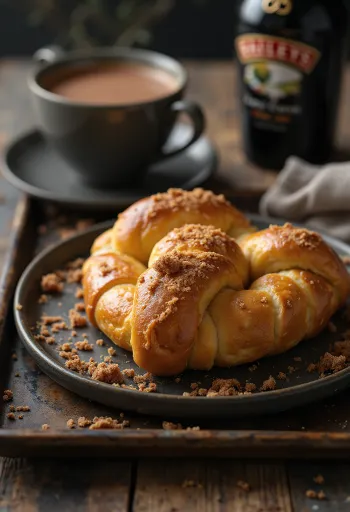 Брецель с Бейлисом при подаче