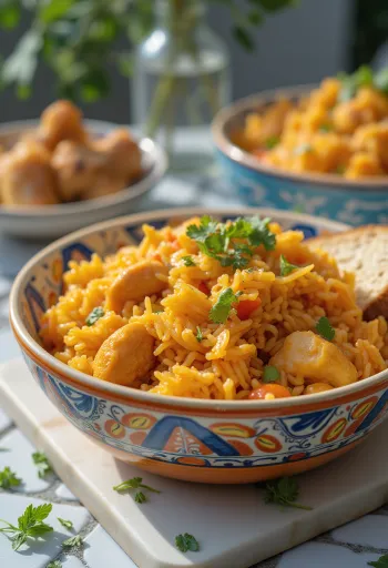 Рис Джоллоф с курицей