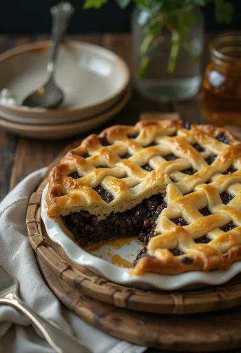 Свежеиспеченный медово-маковый пирог