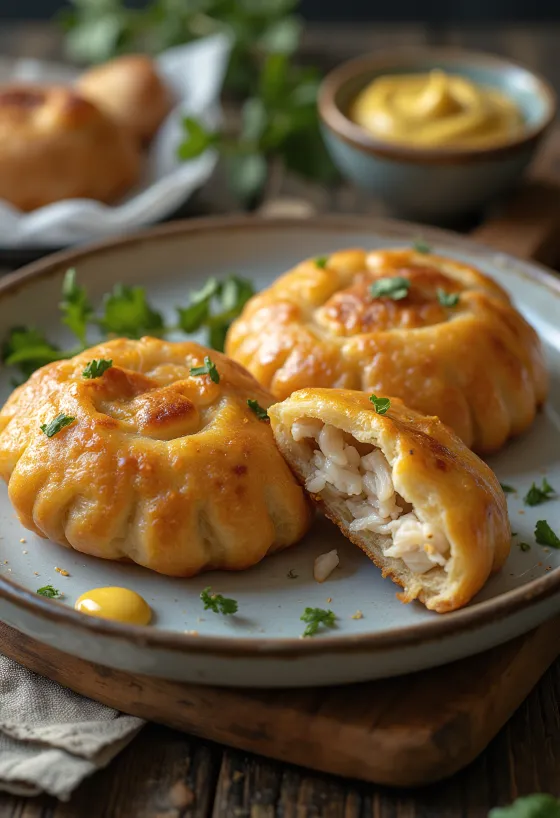 Лихапииракка с курицей, вкусный пирожок с начинкой из курицы