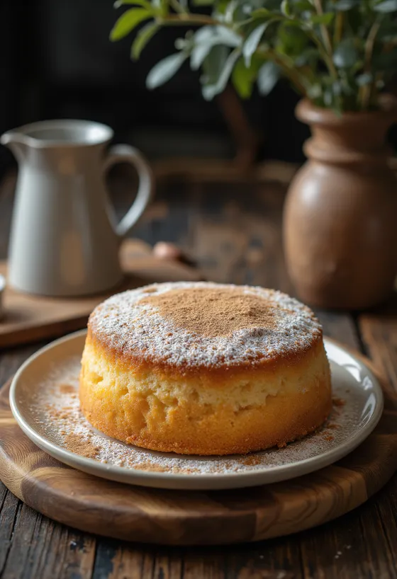 Бисквит с корицей, нарезанный ломтиками