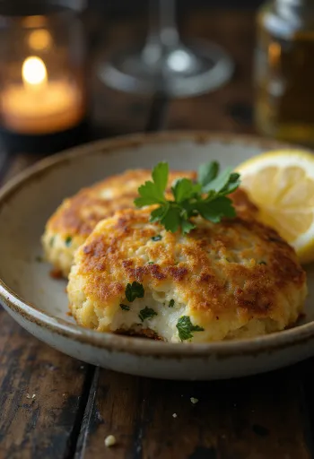 Рыбные котлеты с кинзой и лимоном