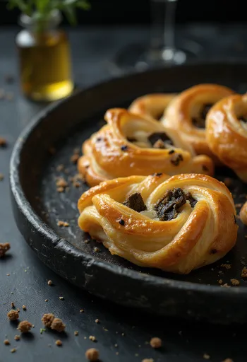 Бурек с трюфелем при подаче