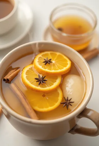 Медово-коричный сидр в кружке