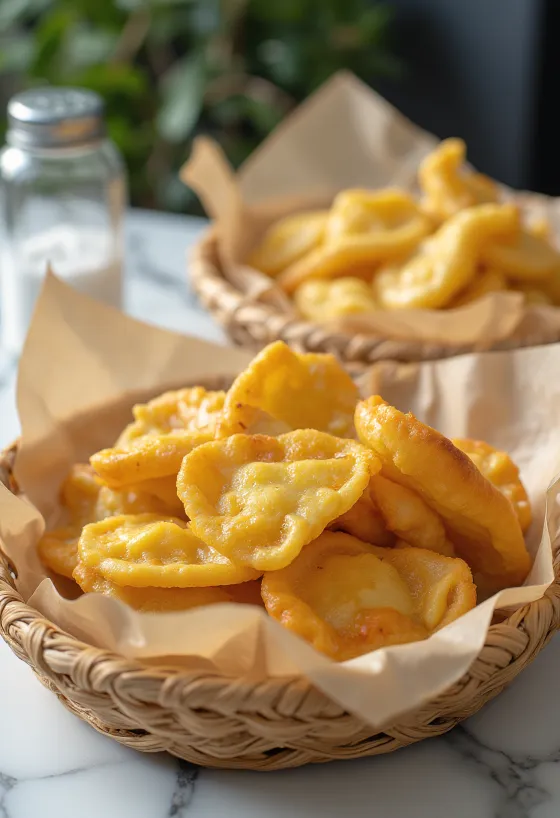 Лангош, зажаренный до золотисто-коричневого цвета, со сметаной и тертым сыром сверху