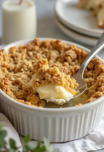 Кусок творожно-овсяного пирога