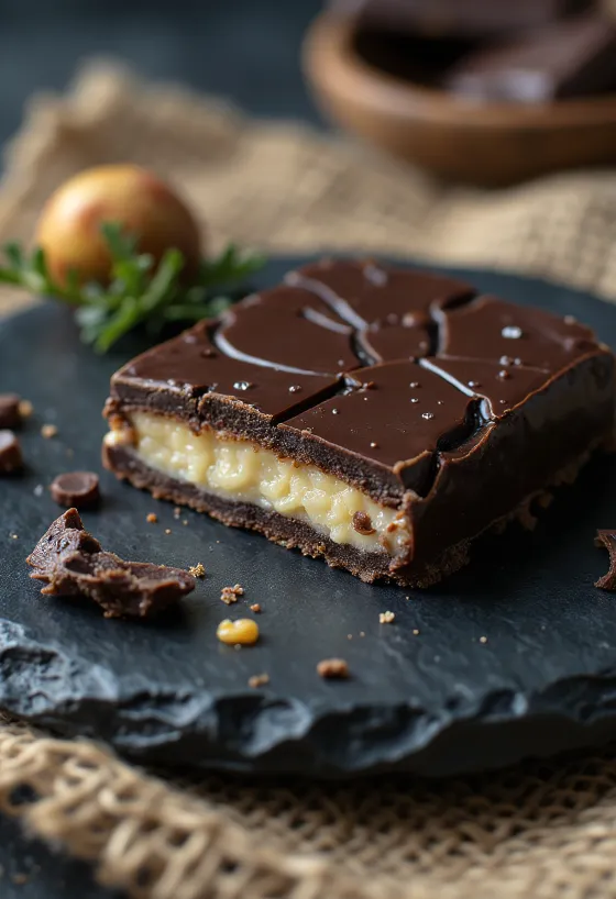 Туро Руди в шоколадной глазури, подается охлажденным