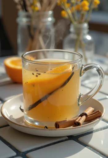 Ванильный сидр в кружке