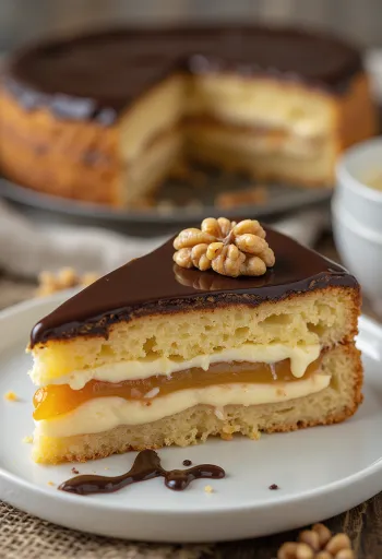 Торт «Жербо» при подаче