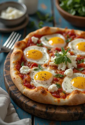 Пицца «Норма» с сицилийским баклажаном и рикоттой