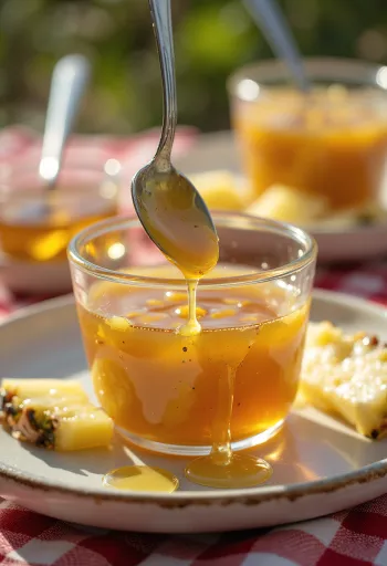 Ананасово-медовая глазурь в соуснике