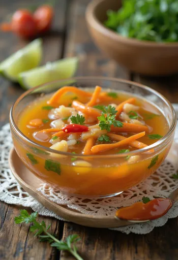 Соус Нуок Чам при подаче