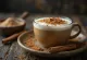Медовый чай латте с палочкой корицы и специями