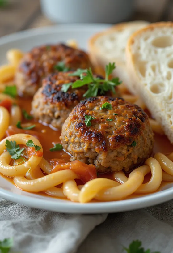 Котлеты с хрустящей корочкой, приготовленные из сочного фарша