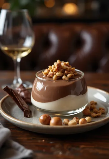 Панна-котта "Ферреро Роше" в стакане